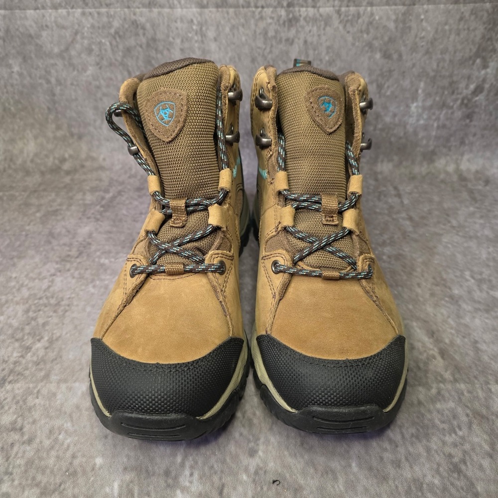 Ariat Womens Skyline Mid Waterproof Hiking Boot Brown Leather 8B 10021785